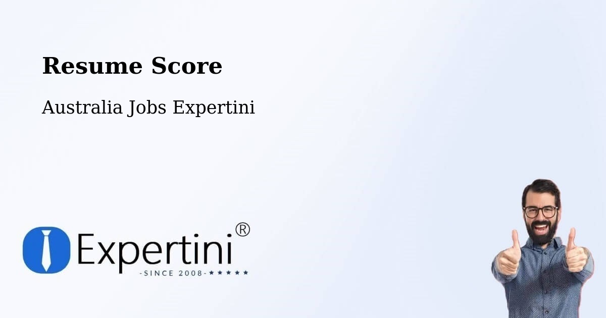 Resume Score & Job Description Match Tool – Springvale - Australia Jobs Expertini